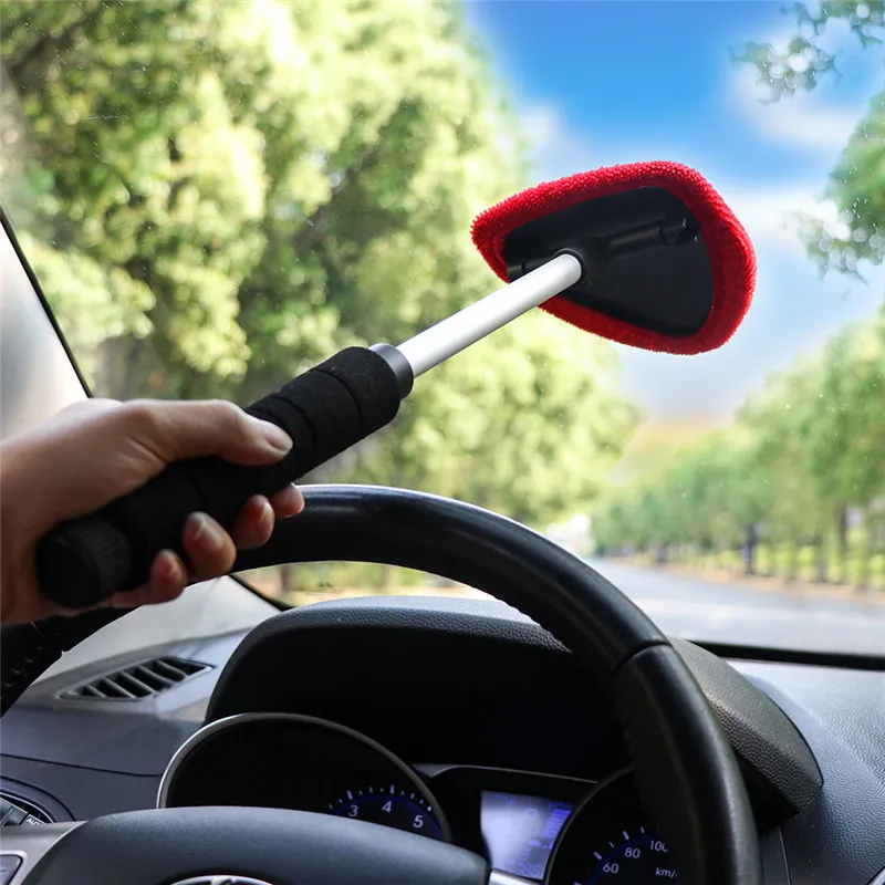 Windshield Cleaner Car Window Cleaning Grout Removal Tool With Extendable  Handle Washable Reusable Microfiber Cloth Pad Head Auto Glass Wiper Kit  From Tinamao910607, $4.23